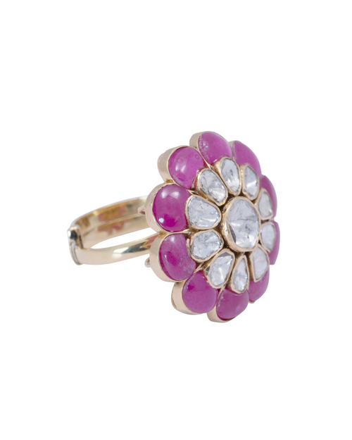 Sumal Polki Ring