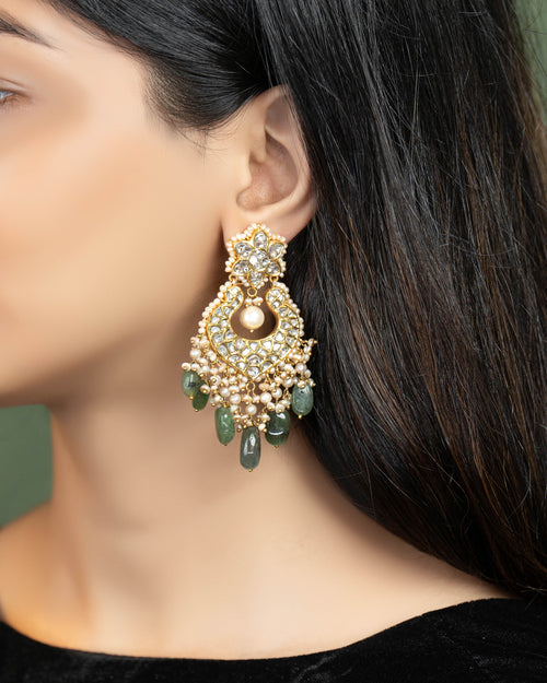 Nitika Choker And Rakhi Chandbalis Polki Set