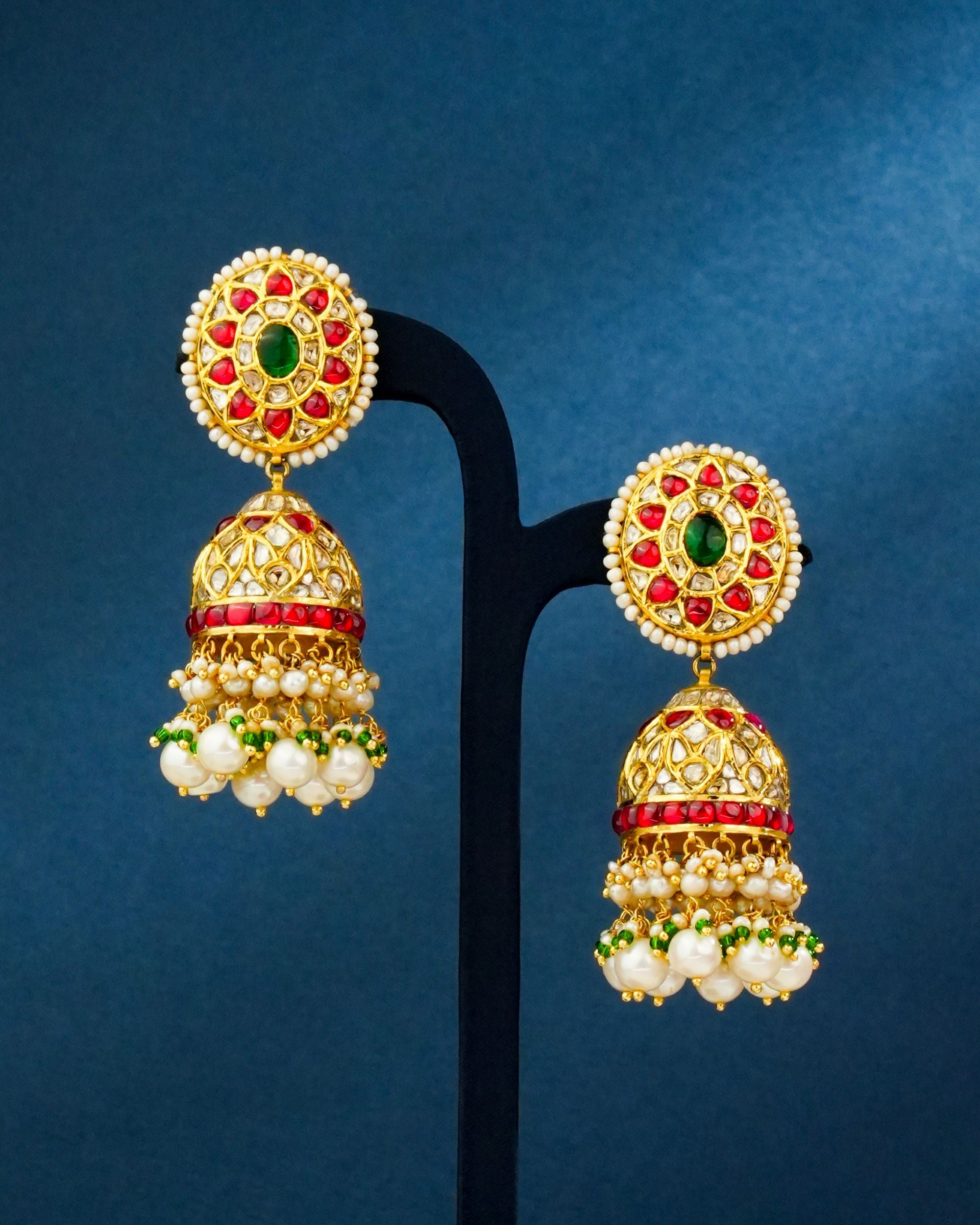 Faiza Polki Jhumkas