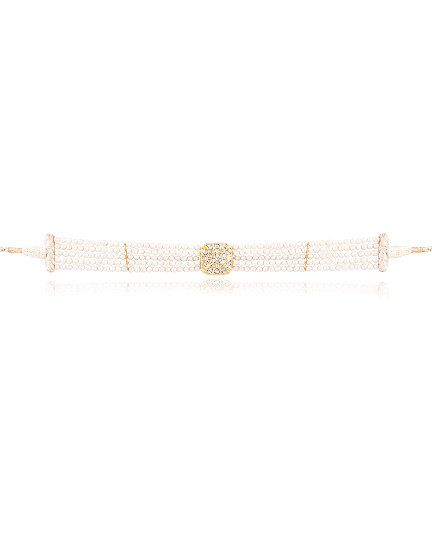 Rutu Polki Bead Choker