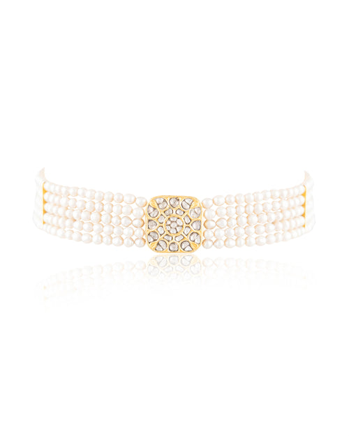 Rutu Polki Bead Choker