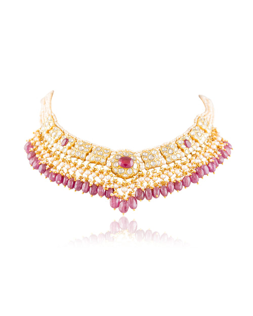 Metanshi Polki Necklace