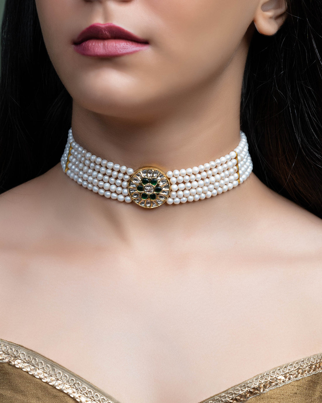 Manasi Polki Bead Choker