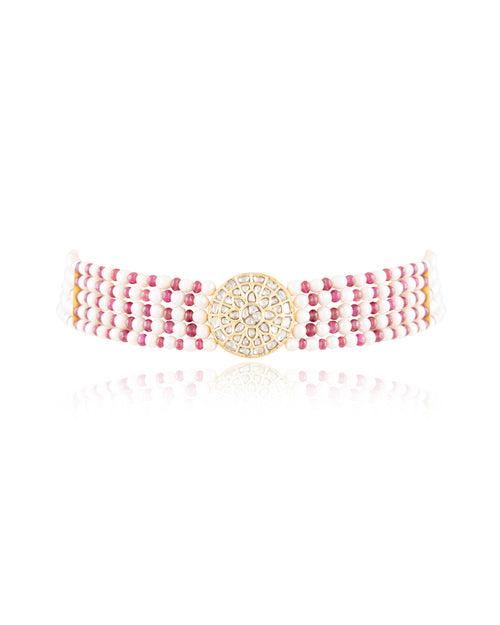 Araminta Polki Bead Choker
