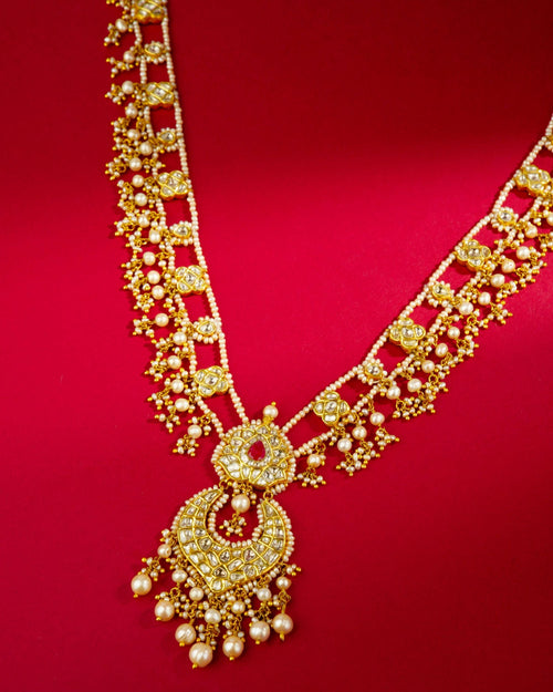 Anjali Polki Long Necklace