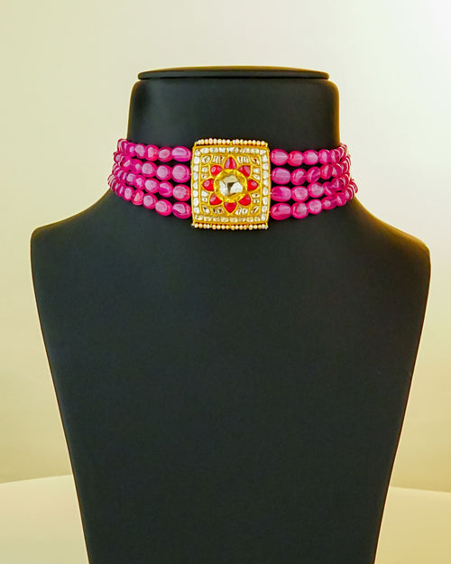 Neomi Polki Bead Choker