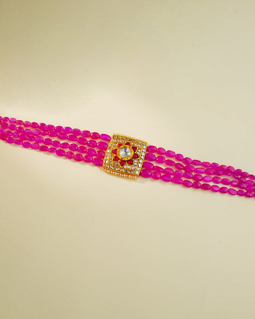 Neomi Polki Bead Choker