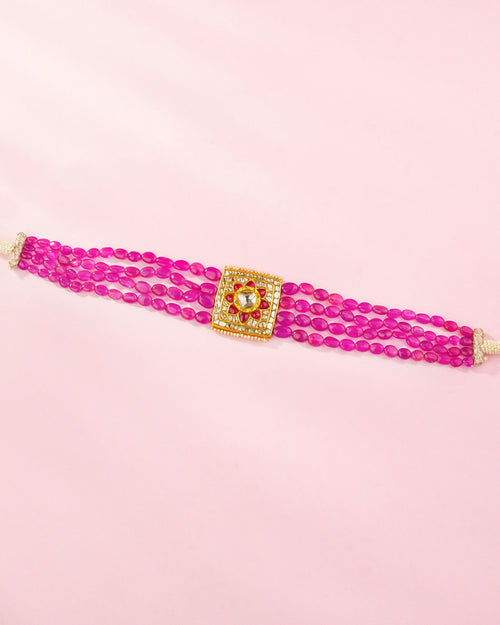 Neomi Polki Bead Choker