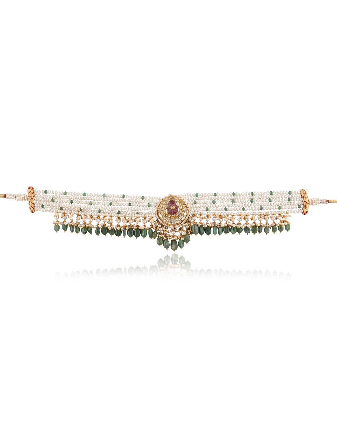 Shreenika Polki Bead Choker - NO ORDERS