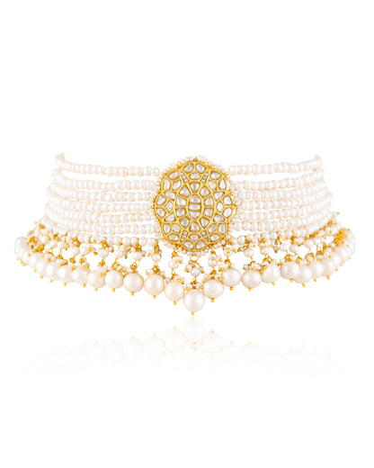 Mariam Polki Bead Choker