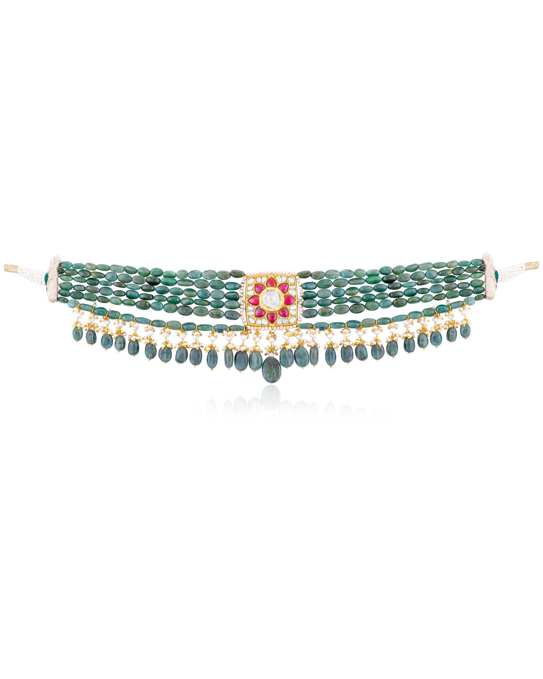 Kiara Polki Bead Choker