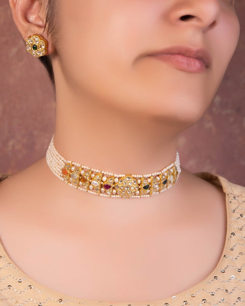 Pritha Polki Choker
