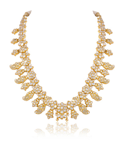 Zaveria Polki Long Necklace