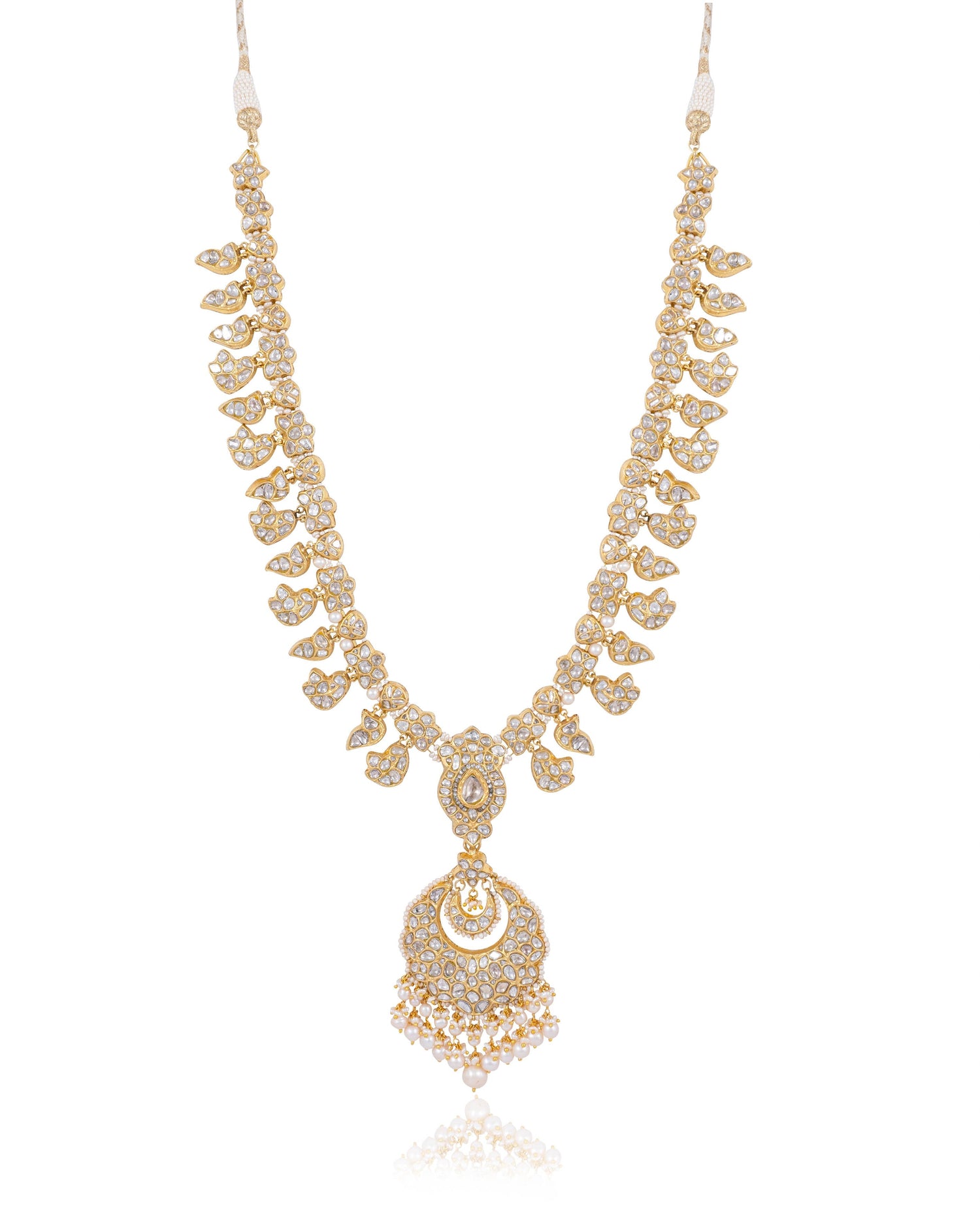 Dhruvi Polki Long Necklace