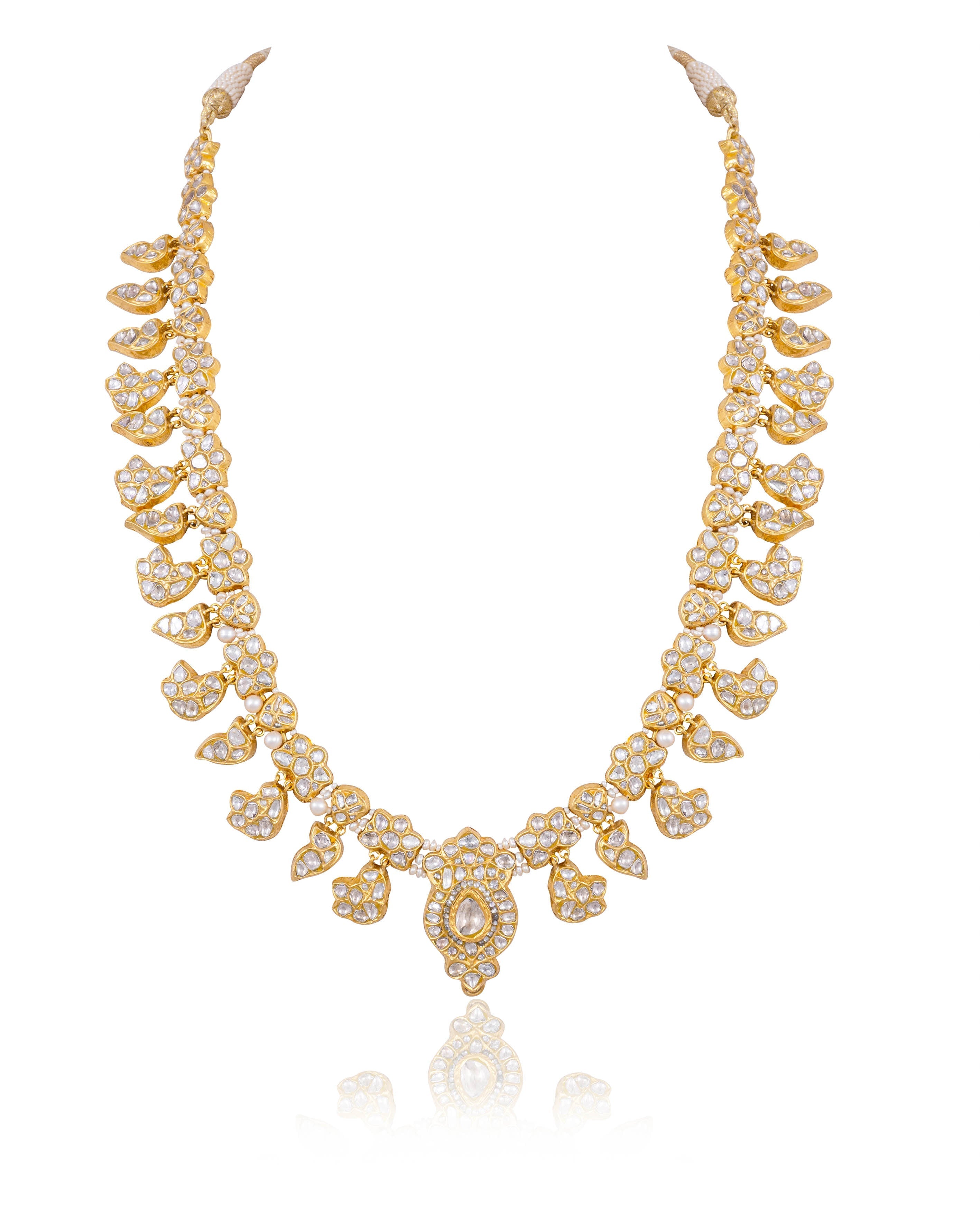 Dhruvi Polki Long Necklace