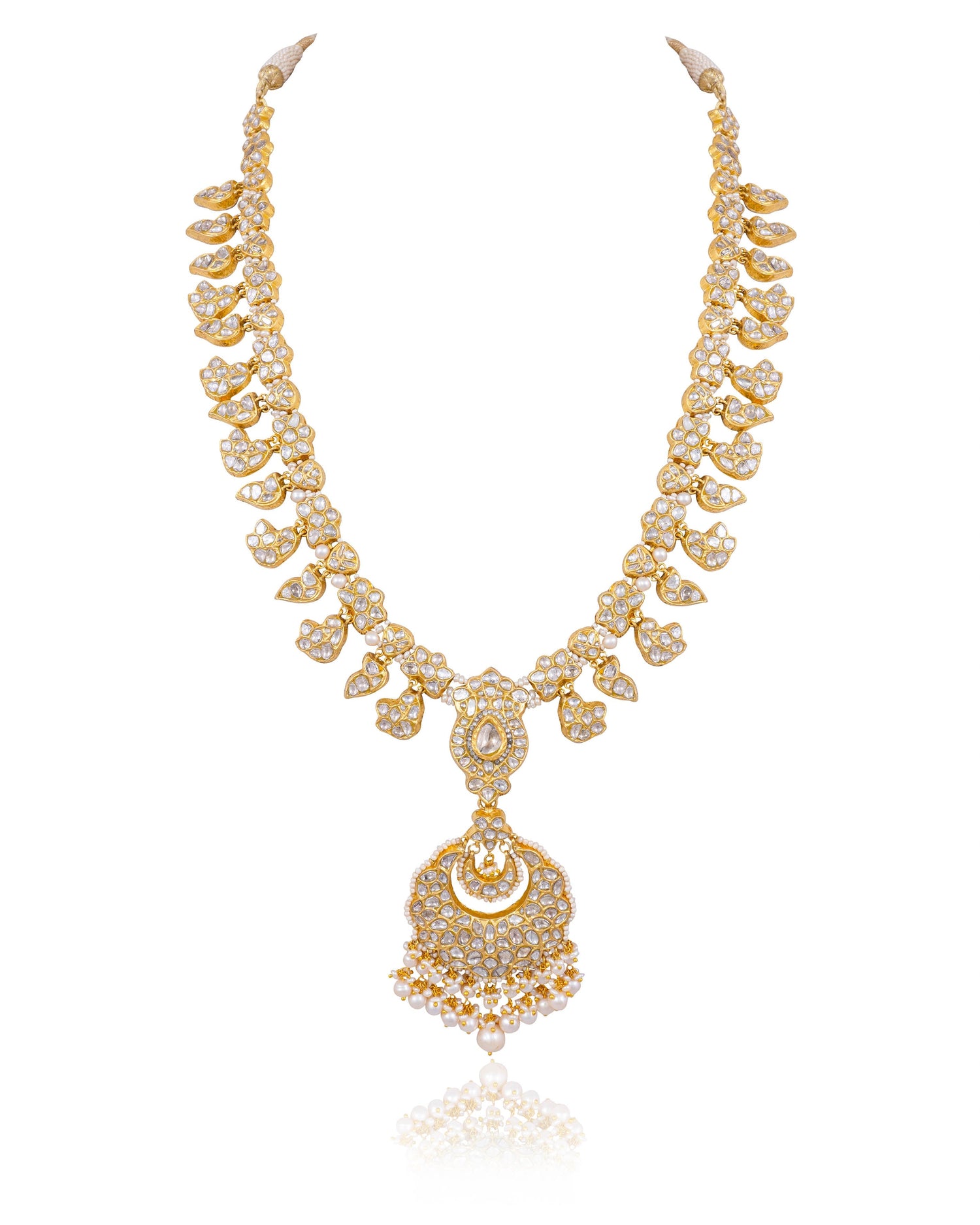 Dhruvi Polki Long Necklace