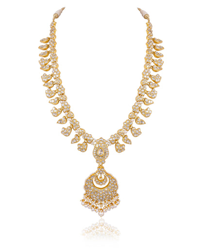 Dhruvi Polki Long Necklace