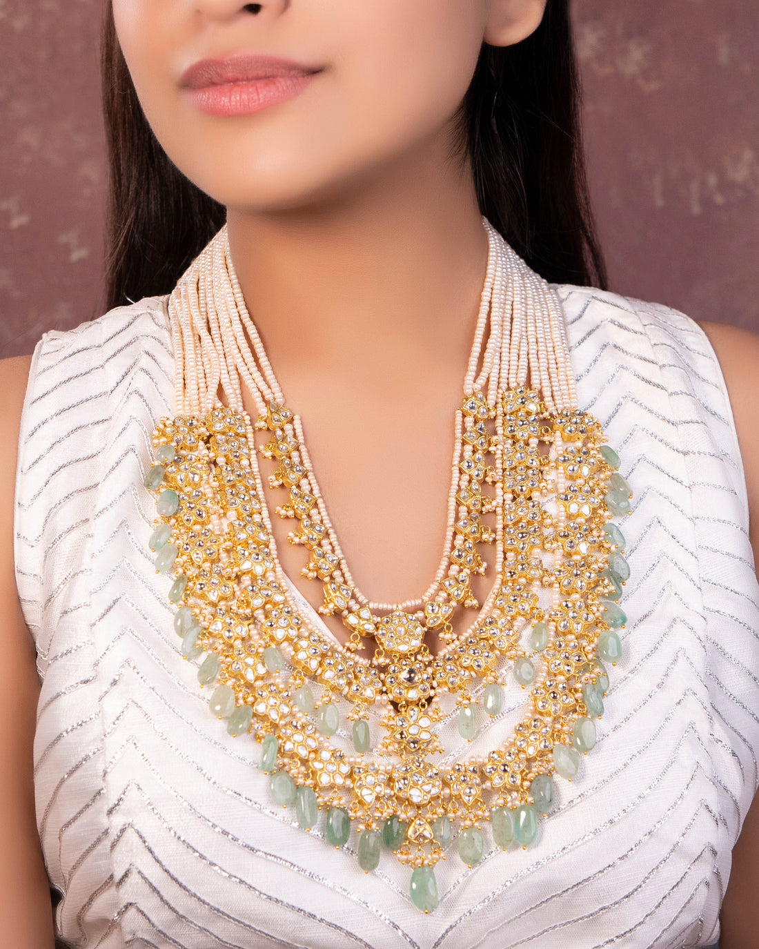 Kainaat Polki Long Necklace