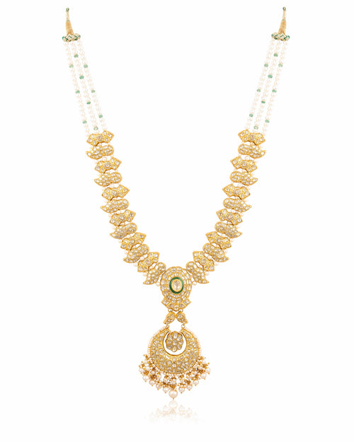 Dhanvi Polki Long Necklace - NO ORDERS