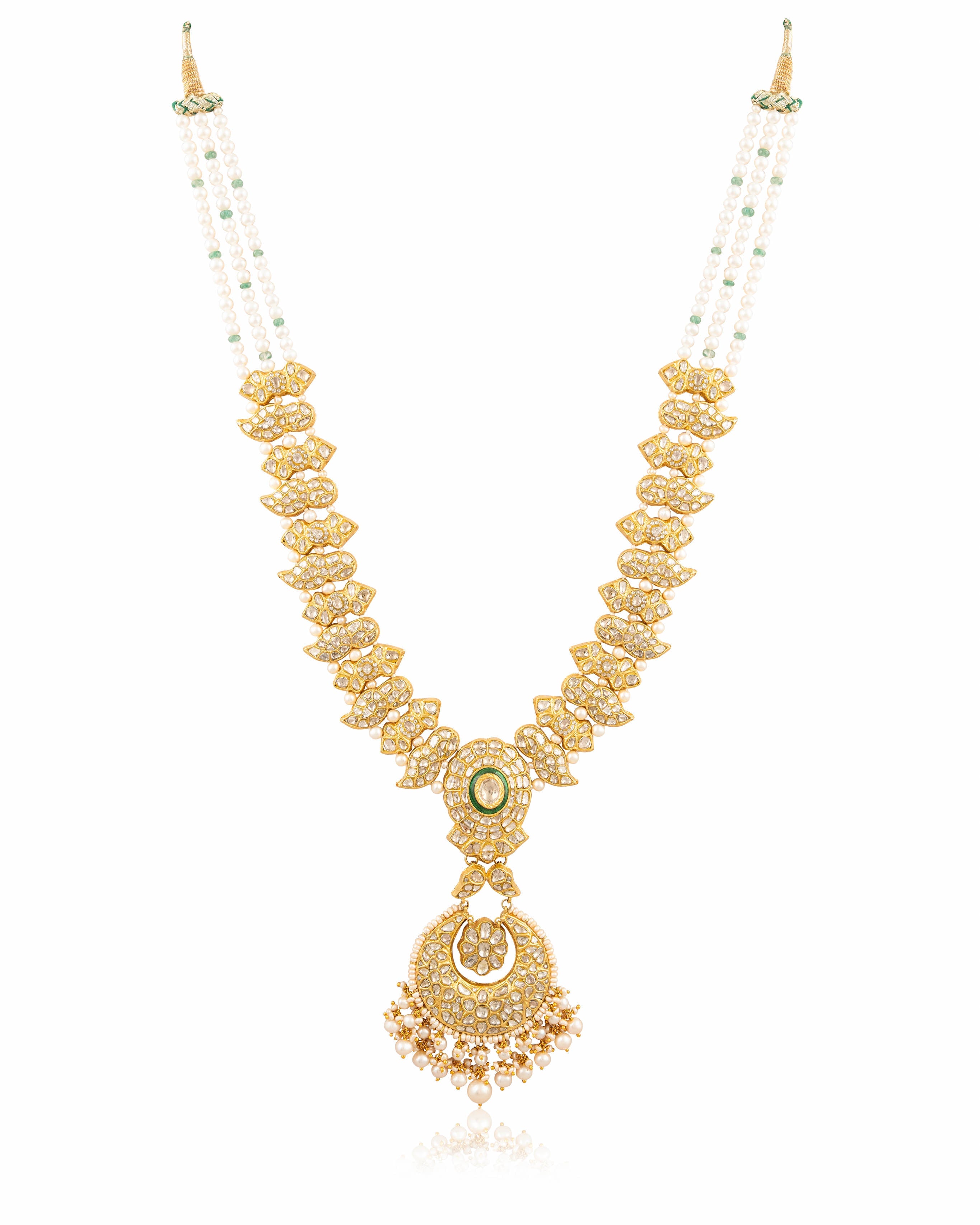 Dhanvi Polki Long Necklace