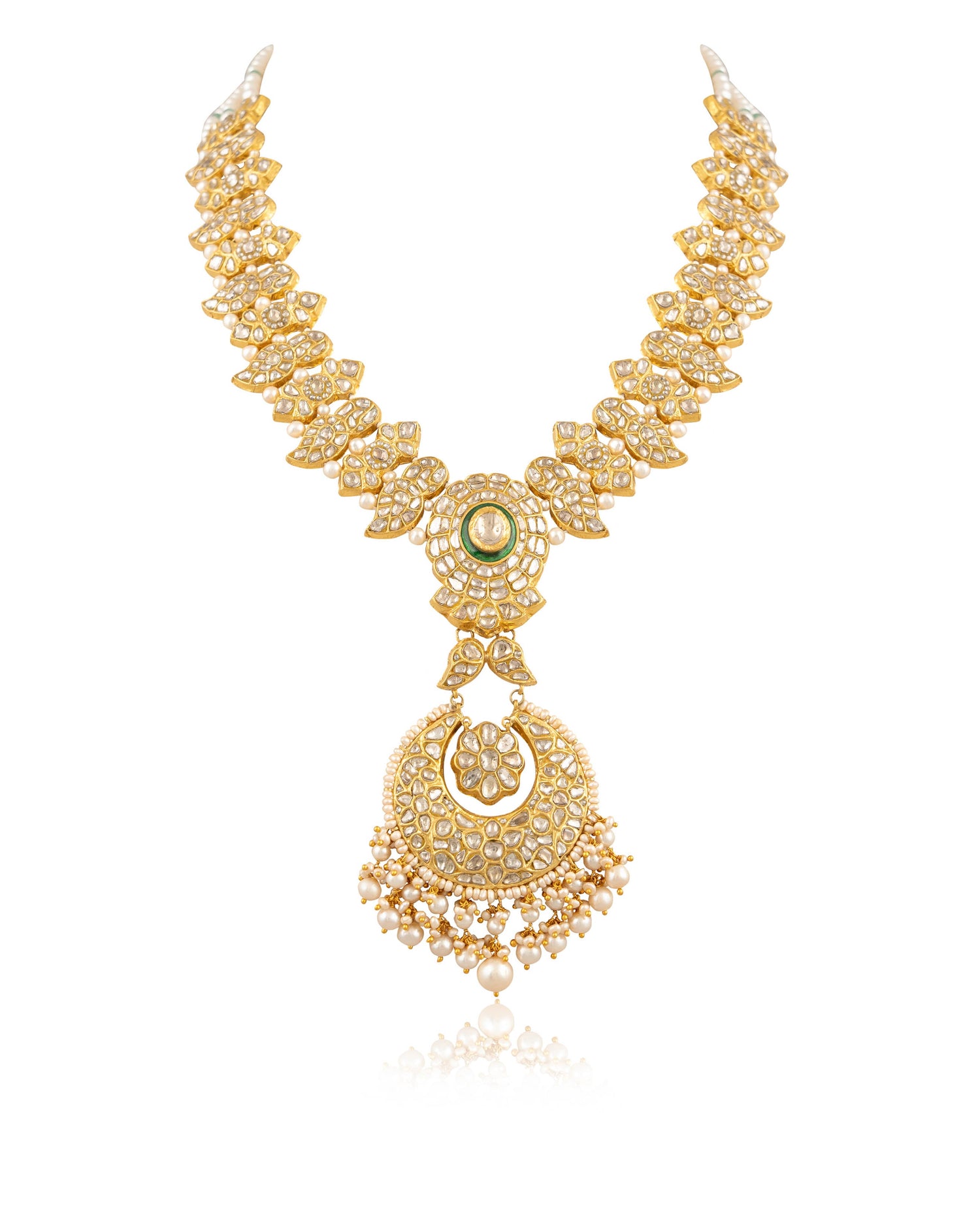 Dhanvi Polki Long Necklace
