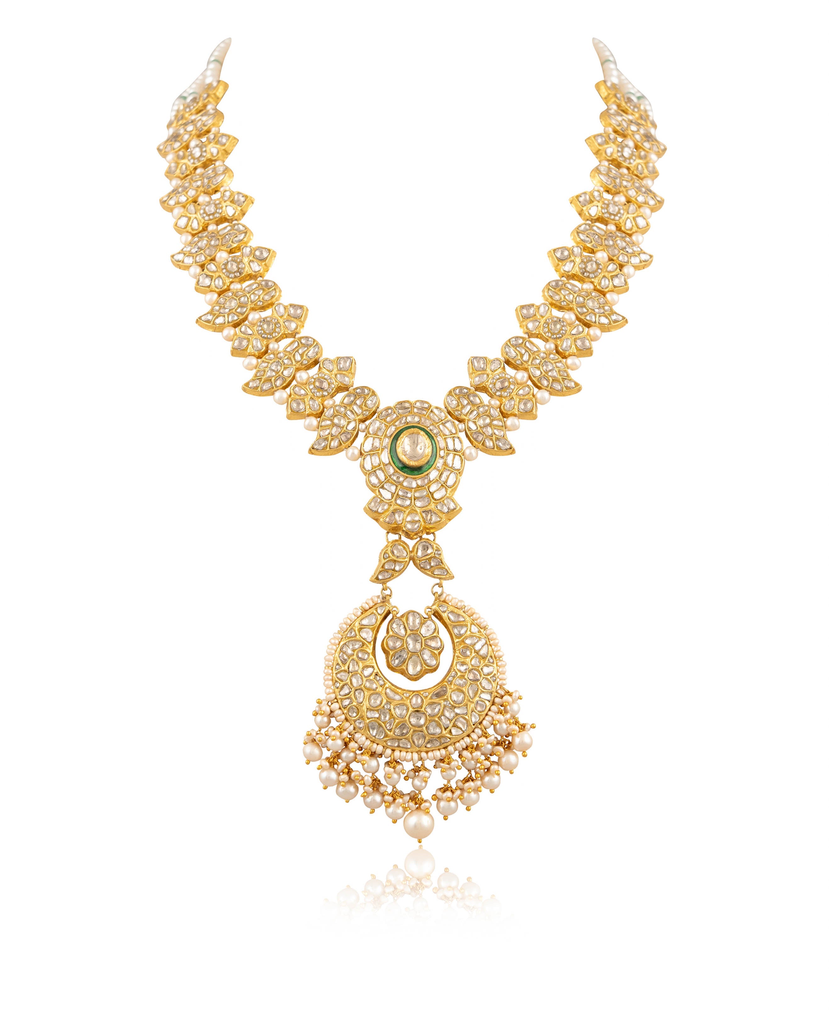 Dhanvi Polki Long Necklace
