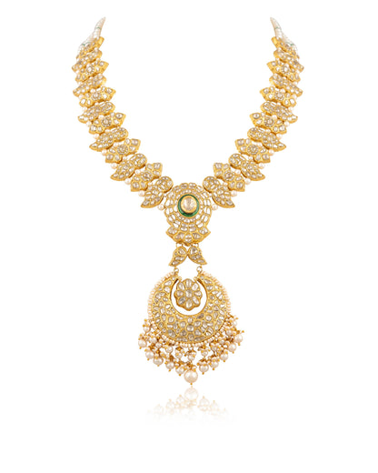 Dhanvi Polki Long Necklace - NO ORDERS