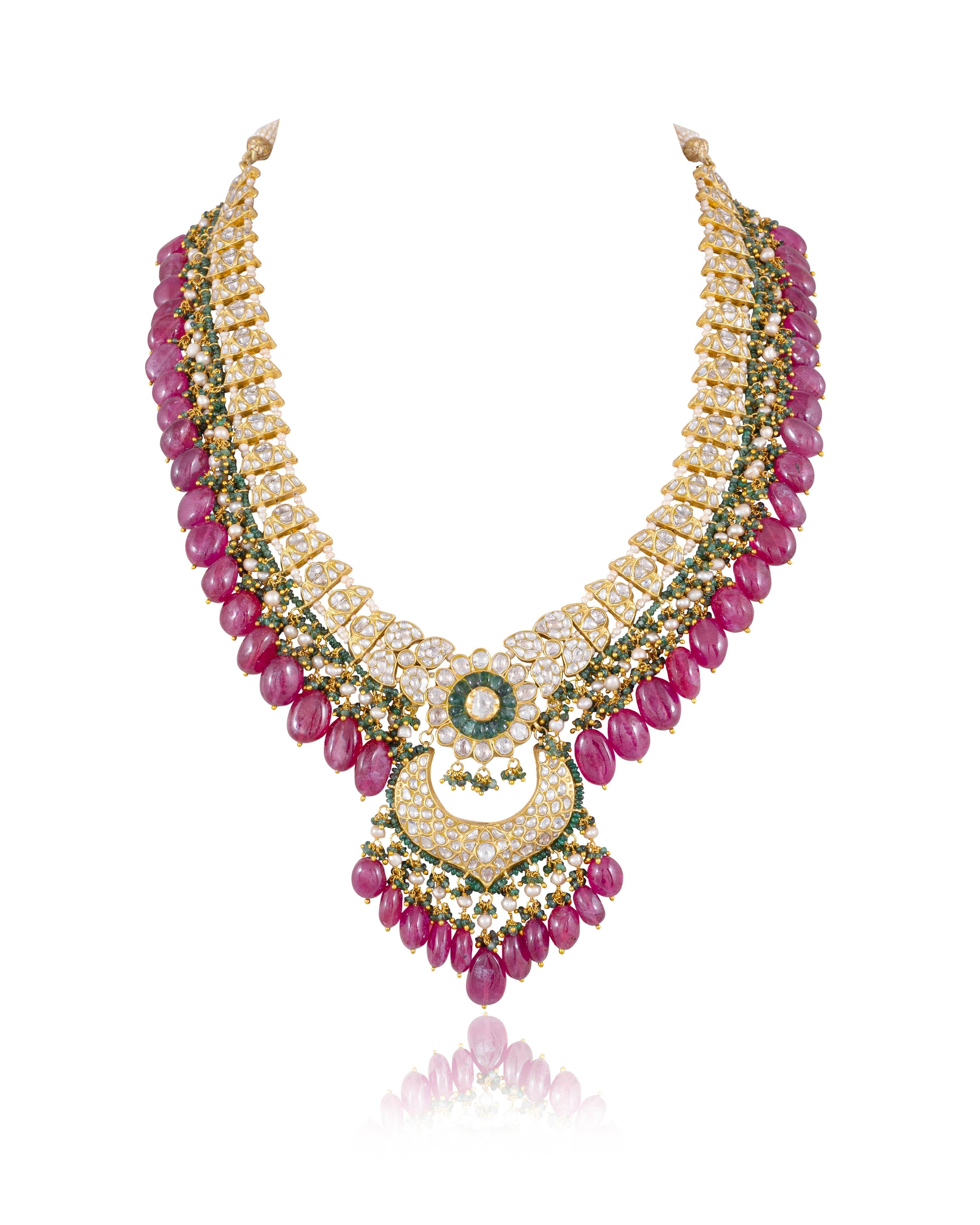 Kanishka Polki Long Necklace