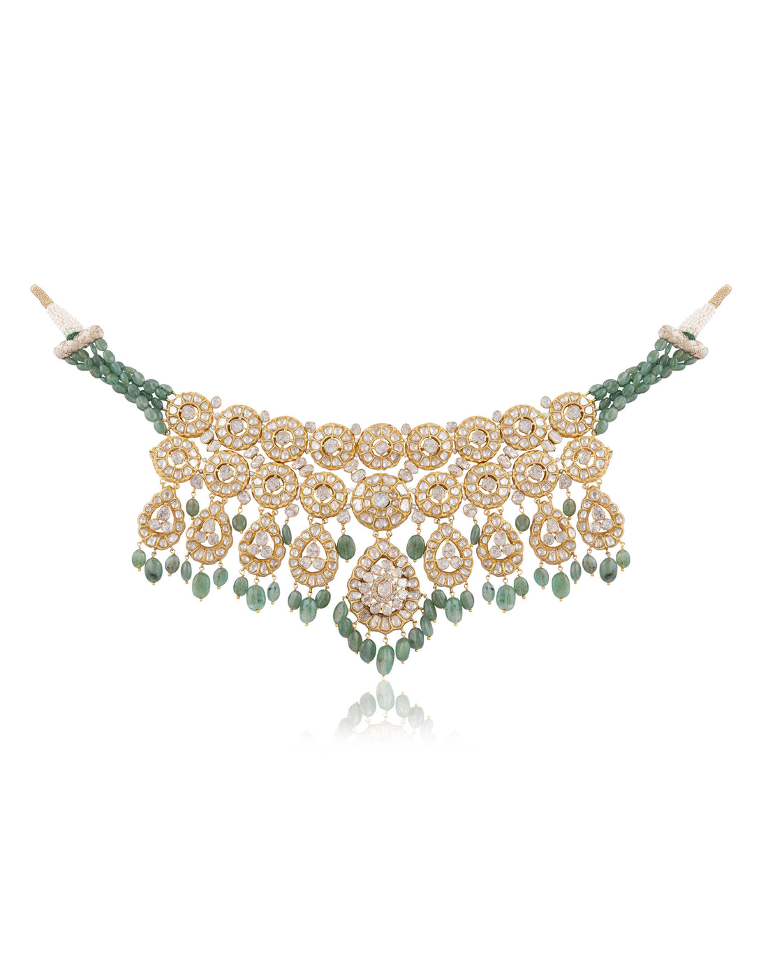 Kanisha Polki And Diamond Choker