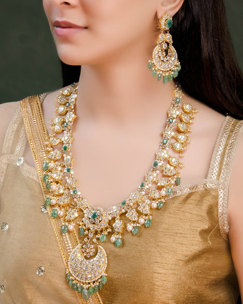 Sanchita Polki Long Necklace