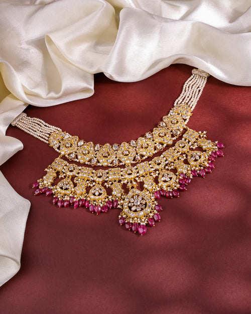 Shefali Shah - Sage Polki Necklace