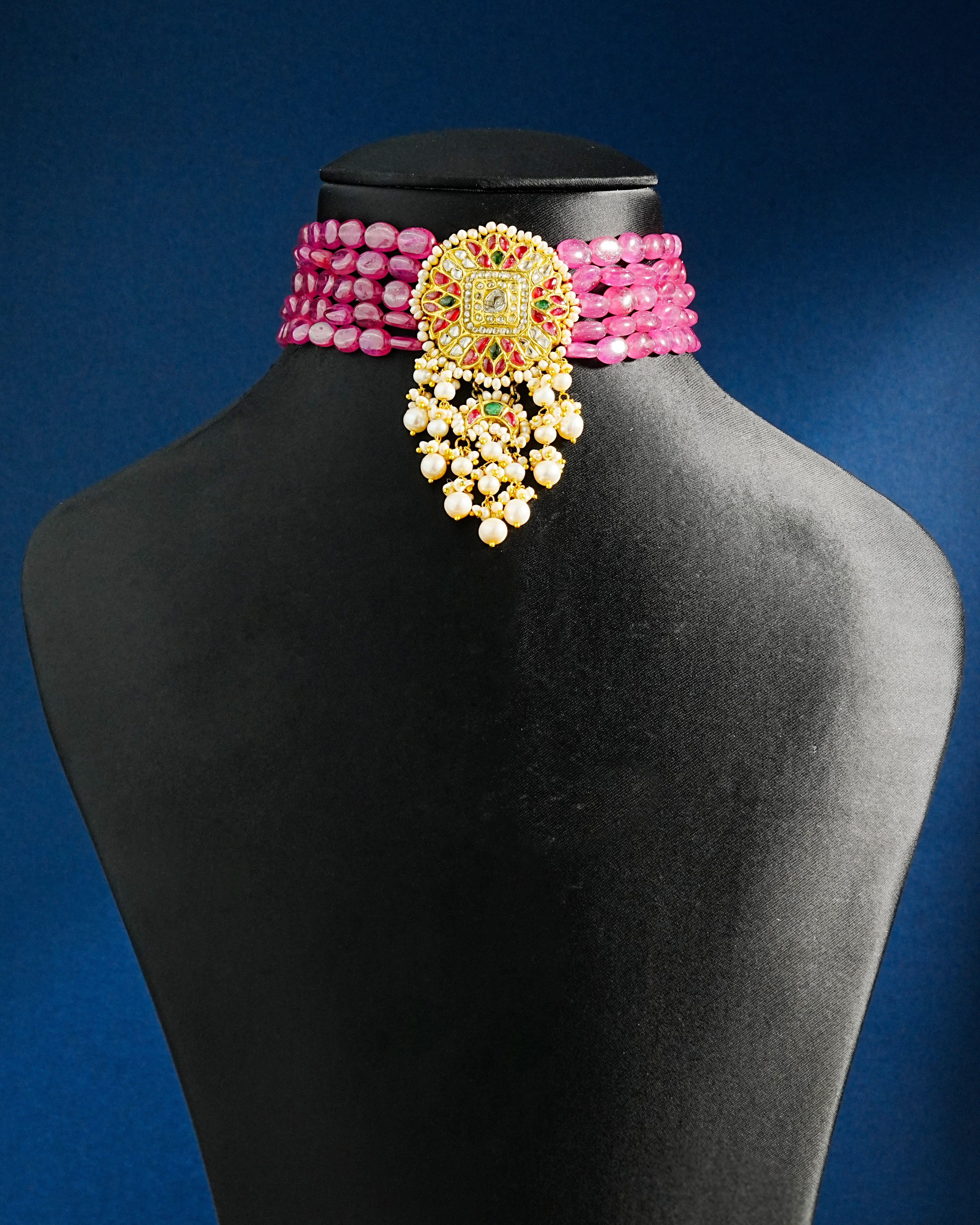 Shanaya Polki Bead Choker