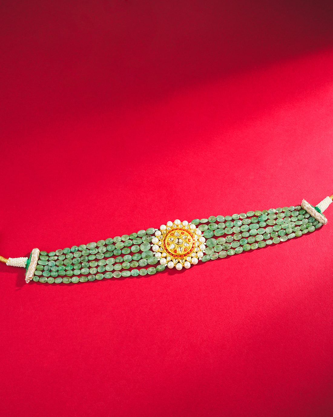 Riddhi Polki Bead Choker