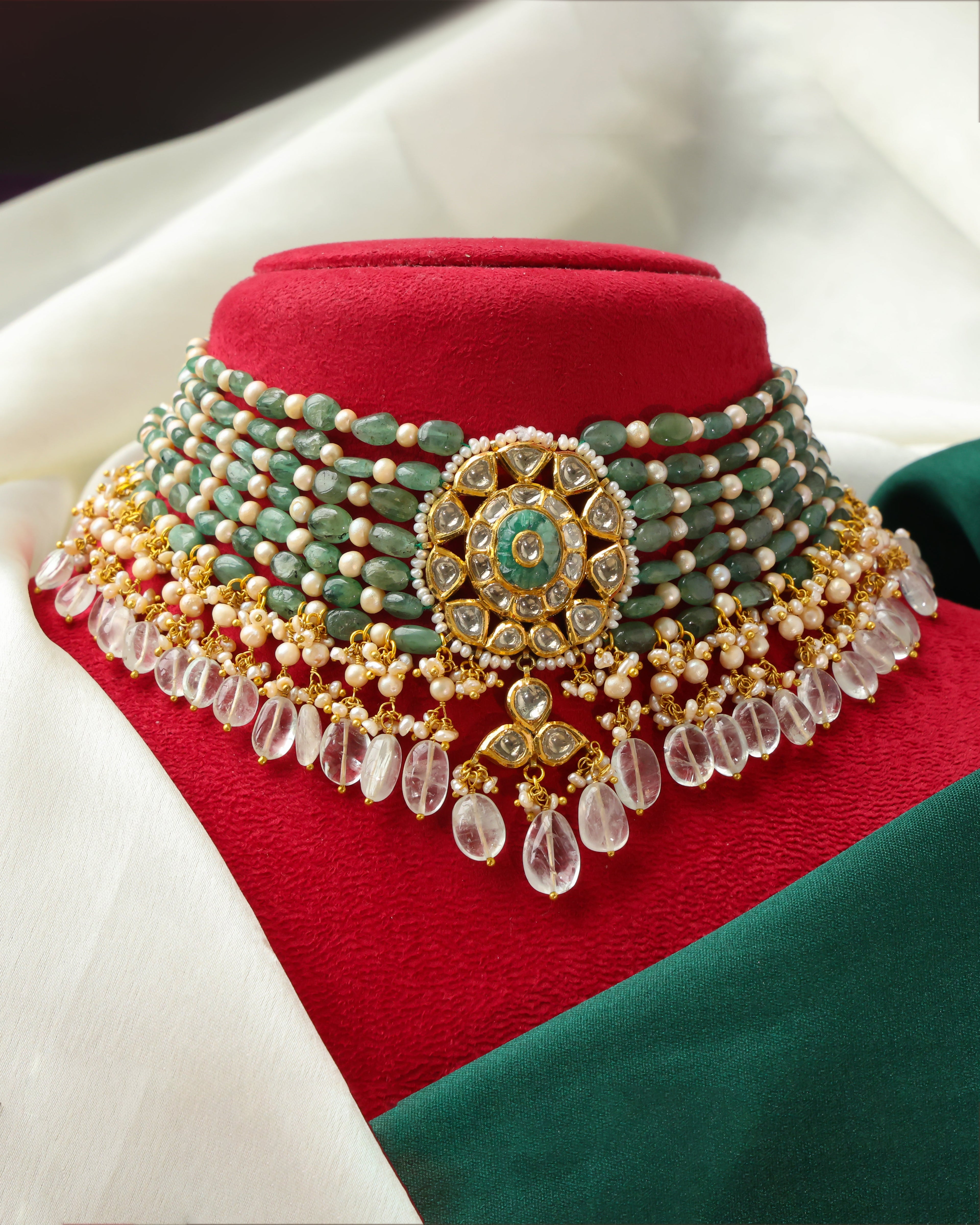 Manisha Polki Bead Choker - NO ORDERS