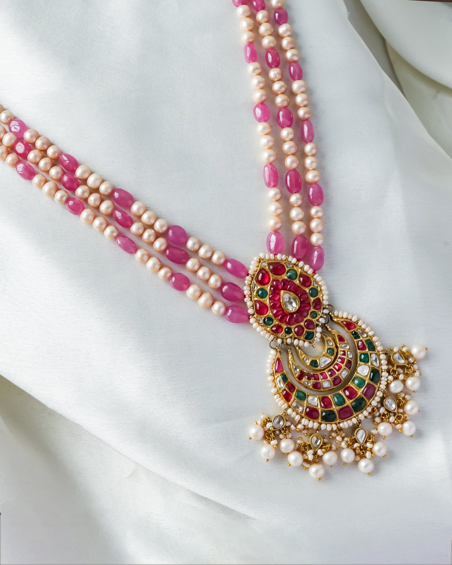 Raksha Polki Bead Pendant