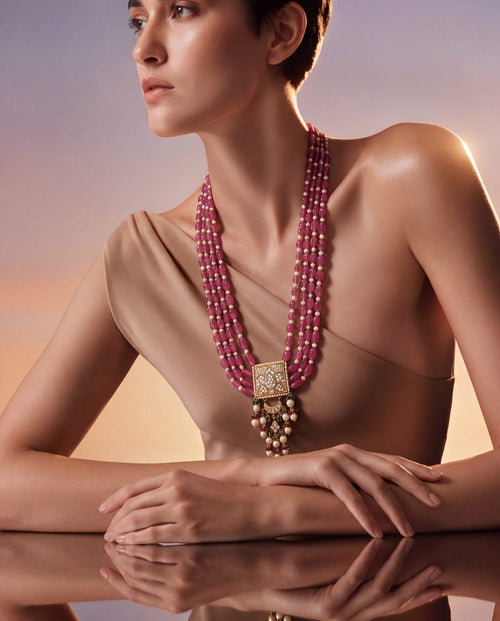 Sari Polki Bead Pendant