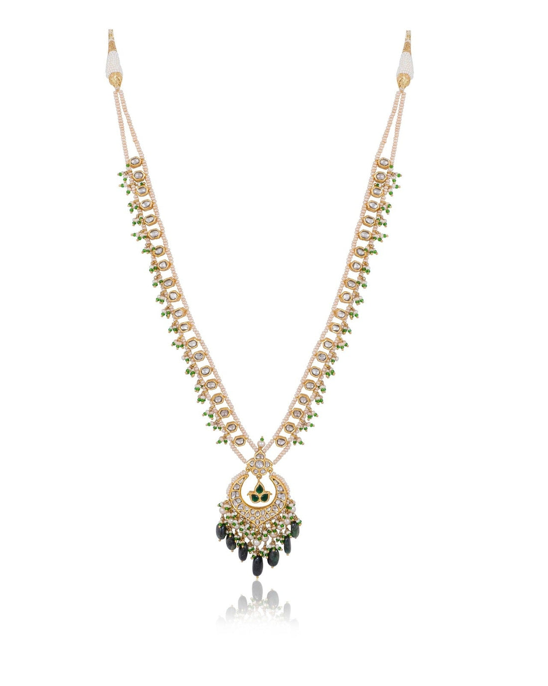 Tahsin Polki Long Necklace