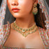 Meena Necklace And Kavita Chandbalis Polki Set