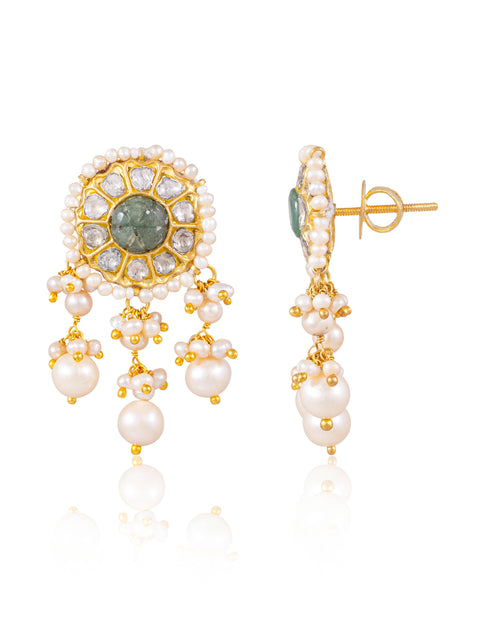 Namiya Choker And Swashi Tops Polki Set