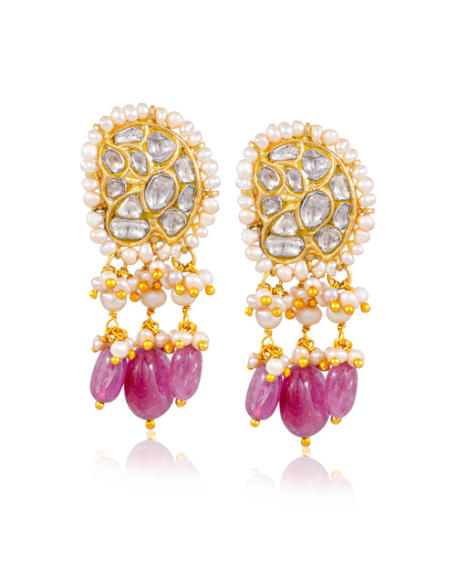 Reema Choker And Latika Tops Polki Set