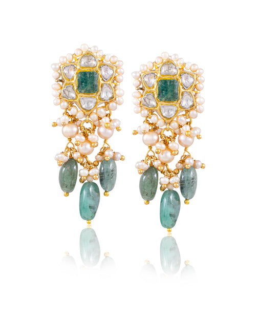 Faalguni Choker And Aakriti Tops Polki Set