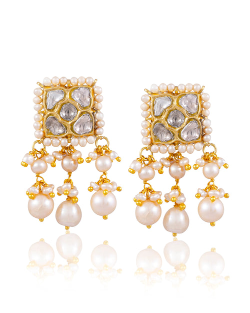 Tanusha Choker And Seema Tops Polki Set