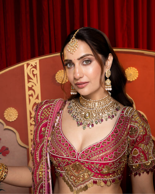 Zareen Jadau Polki Choker