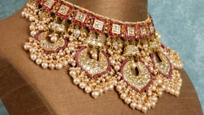 Yusufa Necklace and Mamta Chandbalis Polki Set