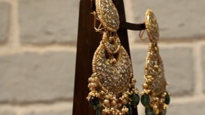 Jasmeen Polki Chandbalis