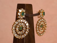 Dellia Polki Long Earrings