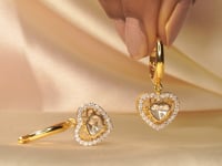 Myrna Polki And Diamond Earrings
