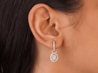 Diamond Long Earrings