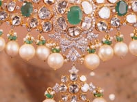 Sikha Polki And Diamond Necklace