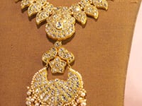 Naisha Polki Long Necklace